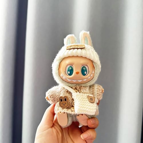 Kleidung Kompatibel mit Labubu Puppen, Labubu Clothing, Labubu Kleidung Outfit für die 17 cm Mini Plüsch Puppen Plüschpuppe (#09) von Kashyke