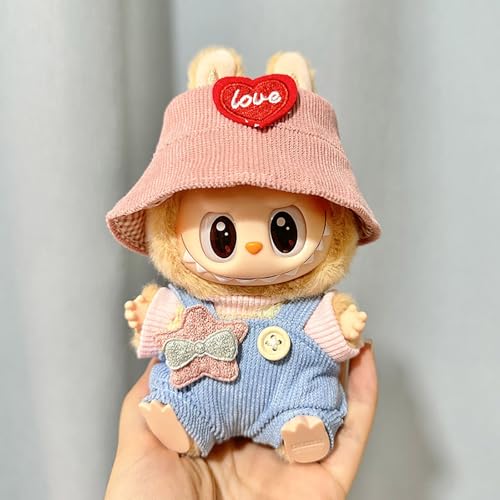 Kleidung Kompatibel mit Labubu Puppen, Labubu Clothing, Labubu Kleidung Outfit für die 17 cm Mini Plüsch Puppen Plüschpuppe (#17) von Kashyke