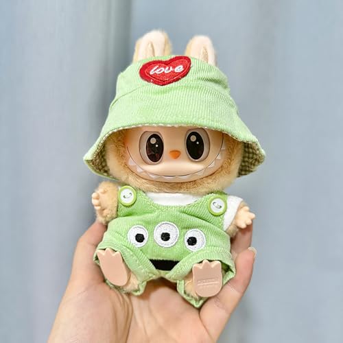 Kleidung Kompatibel mit Labubu Puppen, Labubu Clothing, Labubu Kleidung Outfit für die 17 cm Mini Plüsch Puppen Plüschpuppe (#18) von Kashyke