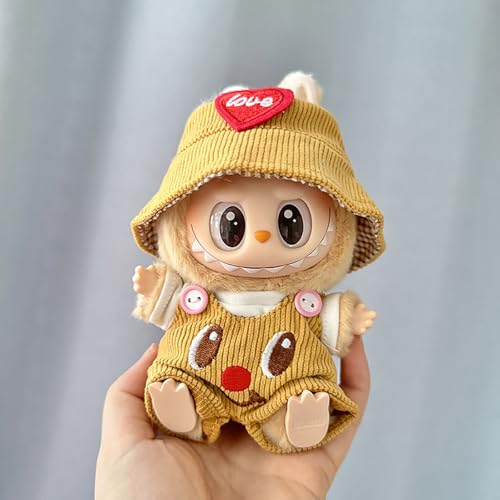 Kleidung Kompatibel mit Labubu Puppen, Labubu Clothing, Labubu Kleidung Outfit für die 17 cm Mini Plüsch Puppen Plüschpuppe (#19) von Kashyke