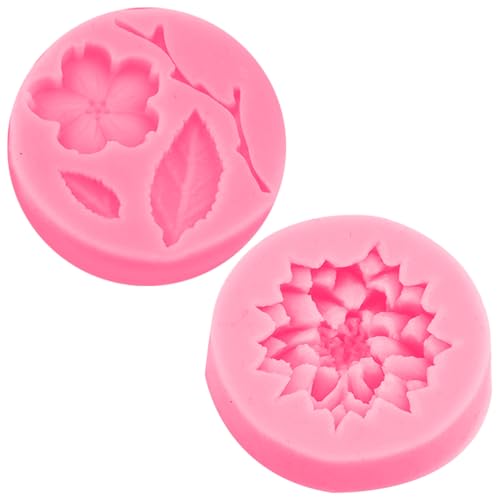 3 Stück 3D Blume Silikon Seifen Form, Rosen Fondant Formen Silikon, Blume Blühen Harz Rose Kerzen Silikonformen Kleine Gänseblümchen, Backform Blumenform Kuchendekoration für Schokolade, Süßigkeiten 3 Stück 3D Blume Silikon Seifen Form, Rosen Fondant Formen Silikon, Blume Blühen Harz Rose Kerzen Silikonformen Kleine Gänseblümchen, Backform Blumenform Kuchendekoration für Schokolade, Süßigkeiten von Kaslaider