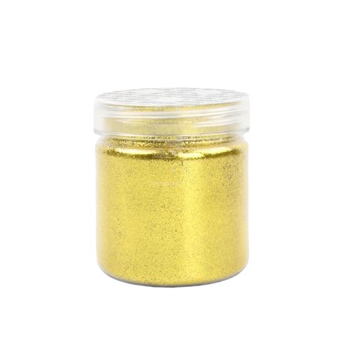 Schimmernder Glitzerpuder, Gold Glitzerpulver, Glitzer-Pulver zum Basteln, 0.2mm Fine Glitzerpulver, Gold Glitter Fine, Basteln Glitzerpuder, 100 g/3,53 oz Feiner Goldglitzer für Face Eye Nail Haare Schimmernder Glitzerpuder, Gold Glitzerpulver, Glitzer-Pulver zum Basteln, 0.2mm Fine Glitzerpulver, Gold Glitter Fine, Basteln Glitzerpuder, 100 g/3,53 oz Feiner Goldglitzer für Face Eye Nail Haare von Kaslaider