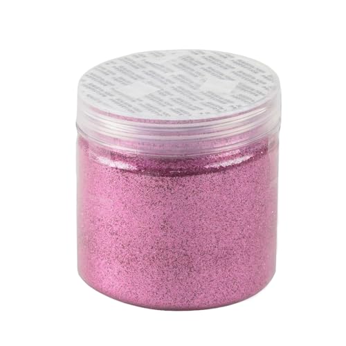 Schimmernder Glitzerpuder, Gold Glitzerpulver, Glitzer-Pulver zum Basteln, 0.2mm Fine Glitzerpulver, Gold Glitter Fine, Basteln Glitzerpuder, 100 g/3,53 oz Feiner Goldglitzer für Face Nail (Rosa) von Kaslaider