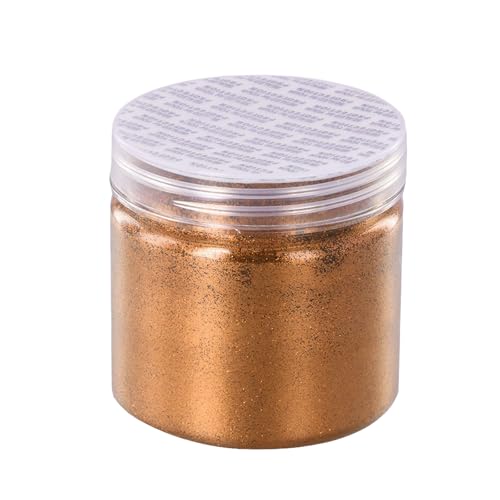 Schimmernder Glitzerpuder, Gold Glitzerpulver, Glitzer-Pulver zum Basteln, 0.2mm Fine Glitzerpulver, Gold Glitter Fine, Basteln Glitzerpuder, 100 g/3,53 oz Feiner Goldglitzer für Face Nail (Roségold) Schimmernder Glitzerpuder, Gold Glitzerpulver, Glitzer-Pulver zum Basteln, 0.2mm Fine Glitzerpulver, Gold Glitter Fine, Basteln Glitzerpuder, 100 g/3,53 oz Feiner Goldglitzer für Face Nail (Roségold) von Kaslaider