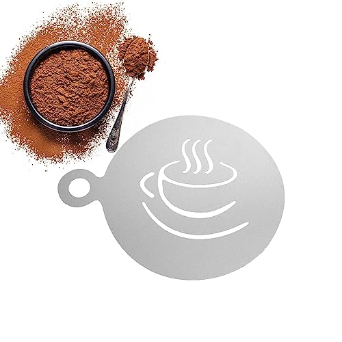 Dekoration für Kaffee Küche – Schaumstoff Latte Art Schablonen Schablonen Form Pulver Schablone Kochen Kunst – wiederverwendbare Formen Werkzeug Dekoration Flocken Dekoration für Kaffee Küche – Schaumstoff Latte Art Schablonen Schablonen Form Pulver Schablone Kochen Kunst – wiederverwendbare Formen Werkzeug Dekoration Flocken von Kasmole