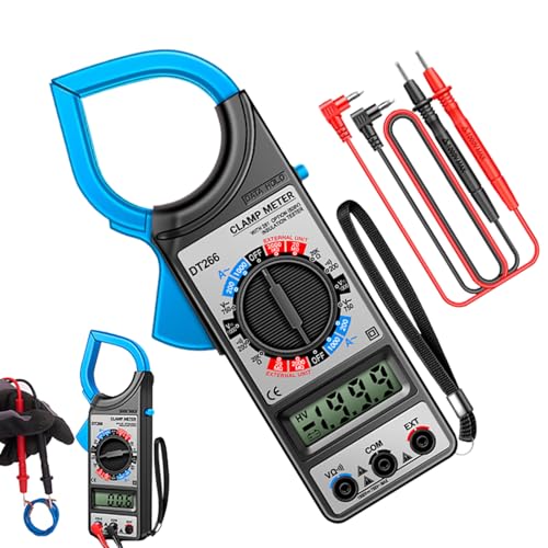 Digitales Klemme Messgerät, Volt -AMP -Messgerät - LCD -Display -Detektor mit Kieferndesign -Elektriker -Werkzeugen für AC DC -Stromspannung Home Industrial Digitales Klemme Messgerät, Volt -AMP -Messgerät - LCD -Display -Detektor mit Kieferndesign -Elektriker -Werkzeugen für AC DC -Stromspannung Home Industrial von Kasmole