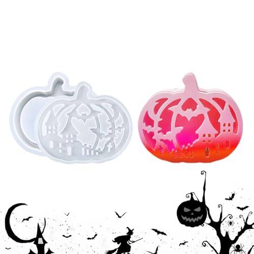 Herbst Silikonformen, Kürbislaternen Epoxidharzformen, Bastelwerkzeuge für Gips Epoxidharz Halloween Dekorationen Heimdekoration Partygeschenke Kunsthandwerk und Tischdekoration von Kasmole