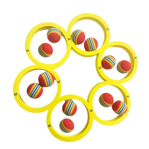 Kasmole Schwimmbadspiele | Schwimmbad Wurfspiel Zum Werfen Und Fangen - Gesellschaftsspiel Mit 12 Regenbogenbällen Für Wasserpark Garten Und Kasmole Schwimmbadspiele | Schwimmbad Wurfspiel Zum Werfen Und Fangen - Gesellschaftsspiel Mit 12 Regenbogenbällen Für Wasserpark Garten Und von Kasmole