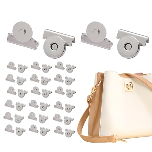 Magnetische Verschlüsse für Taschen, 20 Stück, Verschluss ohne Handtaschen | Knopfverschlüsse für Kleidung, Taschen, Handtaschen, Frauen Magnetische Verschlüsse für Taschen, 20 Stück, Verschluss ohne Handtaschen | Knopfverschlüsse für Kleidung, Taschen, Handtaschen, Frauen von Kasmole