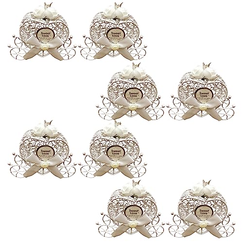 Pack of 8 Geschenkbox Hochzeit - Geschenkbox Süßigkeit Kästen Gastgeschenk Box Schachtel - Schokoladenschachtel - Tischdeko Favous Box | Für Hochzeit, Geburtstag, Par, Brautparty, Weiss Pack of 8 Geschenkbox Hochzeit - Geschenkbox Süßigkeit Kästen Gastgeschenk Box Schachtel - Schokoladenschachtel - Tischdeko Favous Box | Für Hochzeit, Geburtstag, Par, Brautparty, Weiss von Kasmole