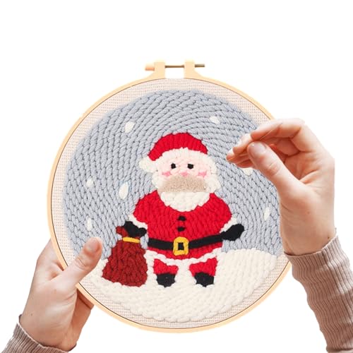 Stickset für Weihnachten zum Basteln – handgestempelte Sets mit Motiven der Weihnachtsmannserie, kreatives Kreuzstich-Set aus der Weihnachtsserie für Anfänger und Erwachsene Stickset für Weihnachten zum Basteln – handgestempelte Sets mit Motiven der Weihnachtsmannserie, kreatives Kreuzstich-Set aus der Weihnachtsserie für Anfänger und Erwachsene von Kasmole