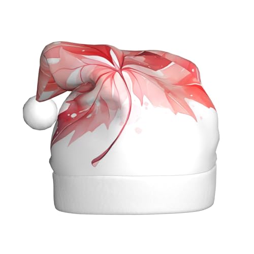Weihnachtsmütze – lustige rote Ahornblatt-Plüsch-Weihnachtsmütze, Urlaubsmütze, festliche Party-Kappe für Neujahrsfeiern Weihnachtsmütze – lustige rote Ahornblatt-Plüsch-Weihnachtsmütze, Urlaubsmütze, festliche Party-Kappe für Neujahrsfeiern von Kastiong