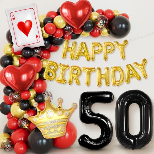 Geburtstagsballon-Set mit Fifty Geburtstagsballon-Set mit Fifty von KatchOn