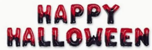 Rotes und schwarzes "Happy Halloween"-Banner Rotes und schwarzes "Happy Halloween"-Banner von KatchOn