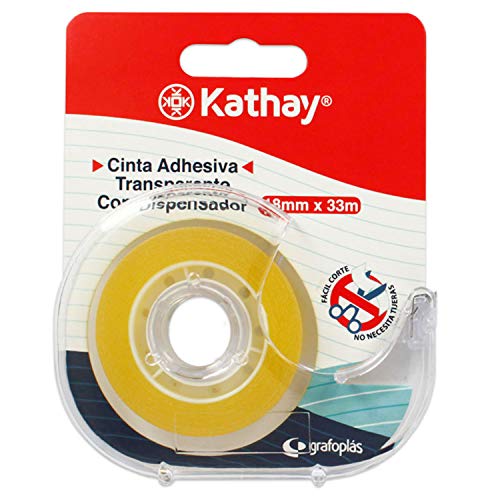 Kathay 86003300 Klebeband, transparent, mit Spender von Kathay