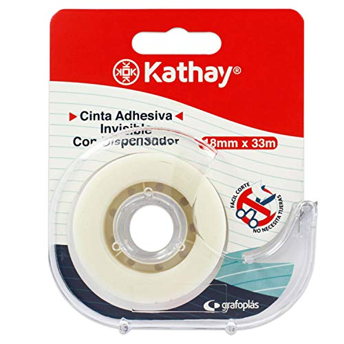 Kathay 86003300 Unsichtbares Klebeband mit Spender von Kathay