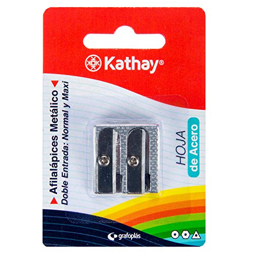 Kathay 86614300 Doppelter Metallspitzer: Normal und Maxi, Stahlklinge, von Kathay