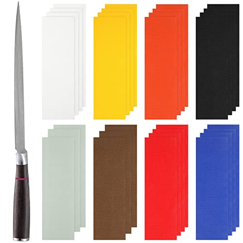 30 Stück G10 Abstandshalter, 16,3 x 5,9 x 0,04 cm, mehrfarbige Messer-Waage, Liner-Material, Griffauskleidung, Abstandshalter, Material für Messer, Waagen, Werkzeugset, 8 Farben von Kathfly