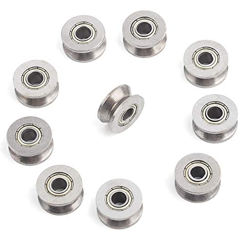 V-Nut-Führungsriemenscheibe -10 Stück V624ZZ Doppelschild-Rillenkugellager Riemenscheibenrollenführung aus Kohlenstoffstahl Miniatur-Metallrollenlager V-Nut-Führungsriemenscheibe -10 Stück V624ZZ Doppelschild-Rillenkugellager Riemenscheibenrollenführung aus Kohlenstoffstahl Miniatur-Metallrollenlager von Kathlen