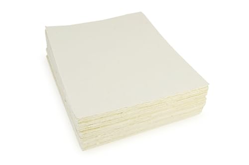 Kathmandu Valley Co. Deluxe handgefertigtes Lokta-Papier, 21,6 x 27,9 cm, Washi-Methode, mit Büttenrand. Baumfreies Lokta-Papier, 100 Blatt Kathmandu Valley Co. Deluxe handgefertigtes Lokta-Papier, 21,6 x 27,9 cm, Washi-Methode, mit Büttenrand. Baumfreies Lokta-Papier, 100 Blatt von Kathmandu Valley Co.