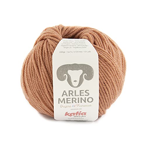 Katia Arles Merino Farbe 53 coral, Merinowolle mulesingfrei aus Frankreich, zum Stricken oder Häkeln von Katia / theofeel