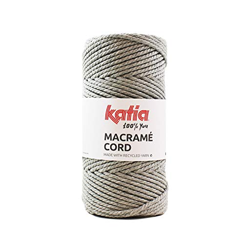 Katia Macramé Cord Farbe 102, nachhaltiges Makramee Garn zum Knüpfen, Seilgarn aus recycelten Materialien von Katia / theofeel