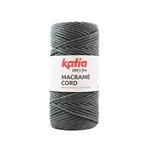 Katia Macramé Cord Farbe 103, nachhaltiges Makramee Garn zum Knüpfen, Seilgarn aus recycelten Materialien von Katia / theofeel