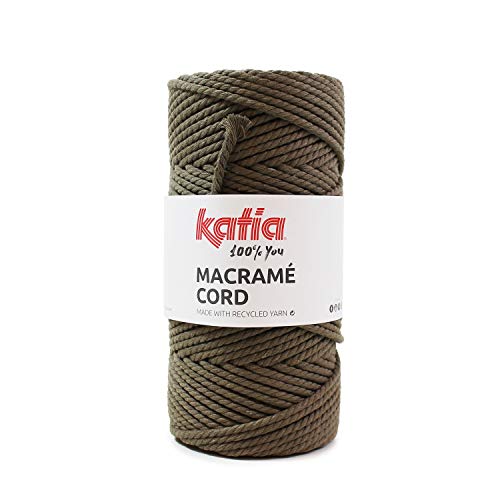 Katia Macramé Cord Farbe 104, nachhaltiges Makramee Garn zum Knüpfen, Seilgarn aus recycelten Materialien von Katia / theofeel