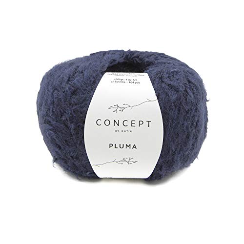 Katia Pluma color 80, weiches Baumwollgarn, Baumwolle zum Stricken und Häkeln von Katia / theofeel