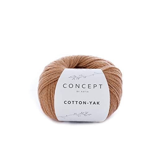 Katia Concept Cotton Yak Farbe 117 gebranntes orange, Wolle mit Yakwolle und Baumwolle zum Stricken und Häkeln von Katia Concept