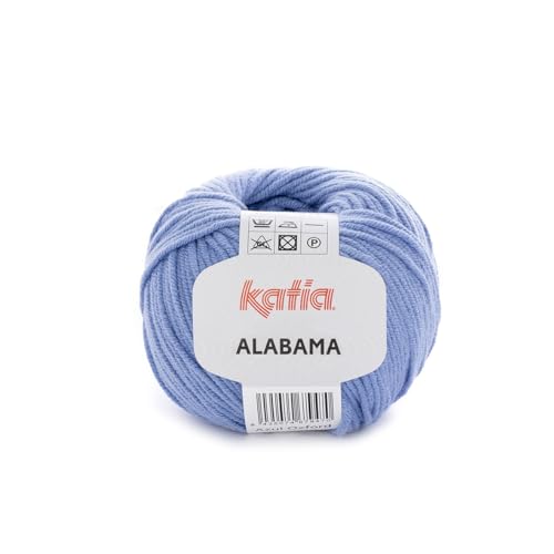 50g Katia Alabama - die sommerliche Wolle mit sportlicher Aussage - Farbe 14 Azul oxford von Katia