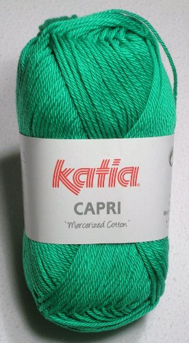 Capri Baumwollgarn von Katia in grün (82130) von Katia