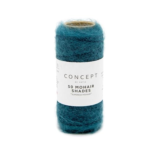 Concept Katia 20g SuperKid Mohair - Farbe: 29 - Petrol - einem Premium-Garn in 50 fantastischen Farben Concept Katia 20g SuperKid Mohair - Farbe: 29 - Petrol - einem Premium-Garn in 50 fantastischen Farben von Katia