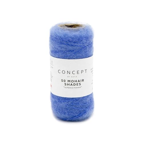 Concept Katia 20g SuperKid Mohair - Farbe: 31 - blau - einem Premium-Garn in 50 fantastischen Farben Concept Katia 20g SuperKid Mohair - Farbe: 31 - blau - einem Premium-Garn in 50 fantastischen Farben von Katia