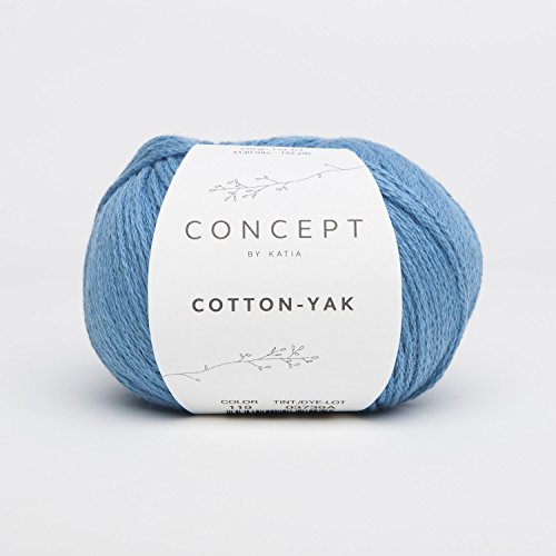 Cotton-Yak Garn von Katia in himmel (119) von Katia