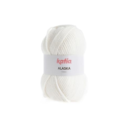 Katia Alaska 003 wollweiss 100g Wolle von Katia