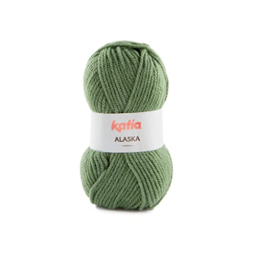 Katia Alaska - Farbe: Verde Militar (67) - 100 g/ca. 115 m Wolle von Katıa