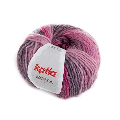 Katia Azteca - Farbe: Rosados / Grises (7857) - 100 g / ca. 180 m Wolle von Katia