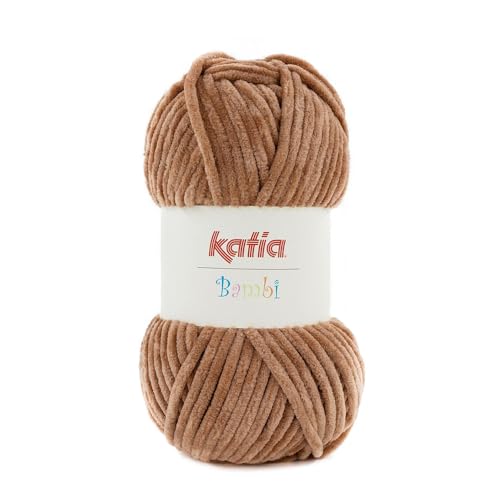 Katia Bambi - Farbe: Marrón (330) - 100 g/ca. 120 m Wolle von Katia