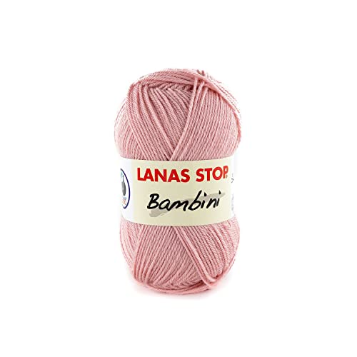 Katia Bambini - Lanas Stop - Farbe: Rosa (306) - 50 g/ca. 200 m Wolle von Katia