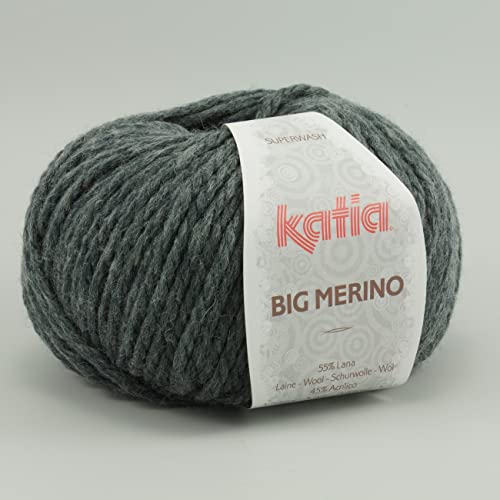Katia Big Merino 013 anthrazit 100g Wolle Katia Big Merino 013 anthrazit 100g Wolle von Katia