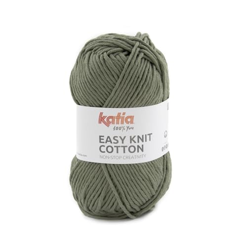 Katia Easy Knit Cotton - Farbe: Militar (12) - 100 g/ca. 100 m Wolle von Katia