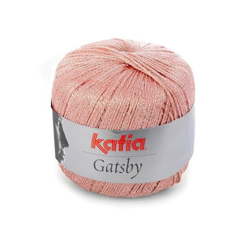 Katia Gatsby - Farbe: Salmón Claro/Plata (53) - 50 g/ca. 118 m Wolle von Katıa