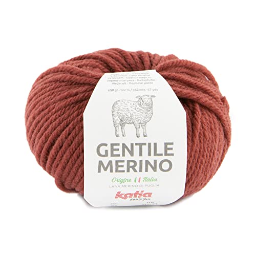 Katia Gentile Merino mulesingfreie Wolle Merino mulesingfrei reine Schurwolle (92 - dunkel Altrosa) von Katia
