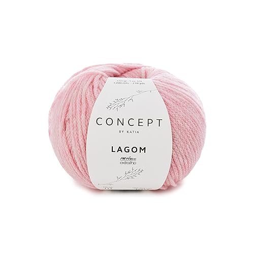 Katia Lagom - Concept - Farbe: Rosa Bebé (114) - 50 g/ca. 200 m Wolle von Katia