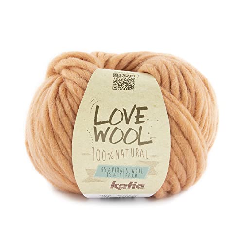 Katia Love Wool - Farbe: Salmón (130) - 100 g/ca. 50 m Wolle von Katia