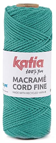 Katia MACRAMÉ CORD FINE , 50% Recycelte Baumwolle - 50% Recyceltes Polyester (211) von Katia