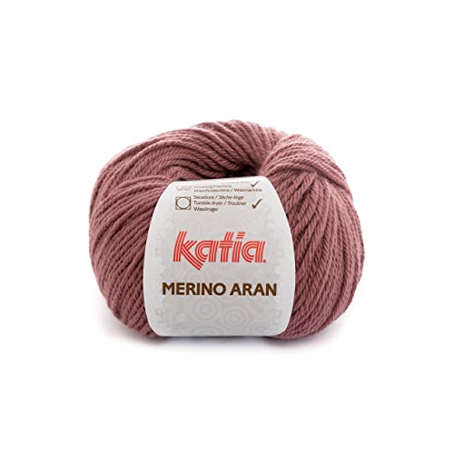 Katia Merino Aran - Farbe: Rosado Oscuro (84) - 100 g/ca. 155 m Wolle von Katia