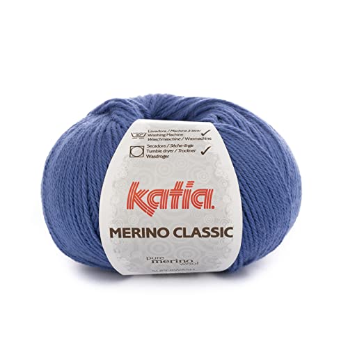 Katia Merino Classic - Farbe: Azul (45) - 100 g/ca. 240 m Wolle von Katia