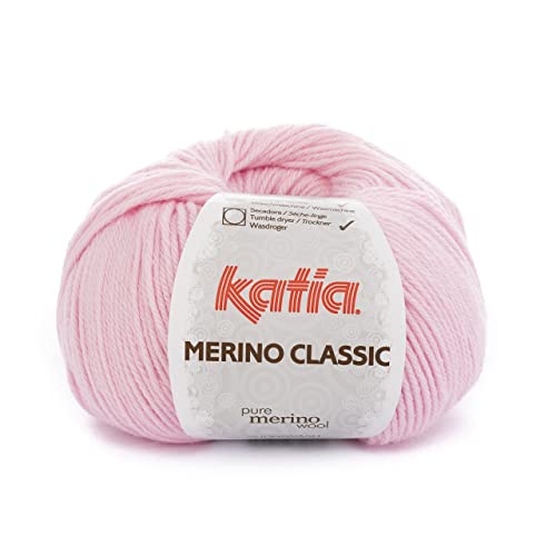 Katia Merino Classic - Farbe: Rosa (25) - 100 g/ca. 240 m Wolle von Katia